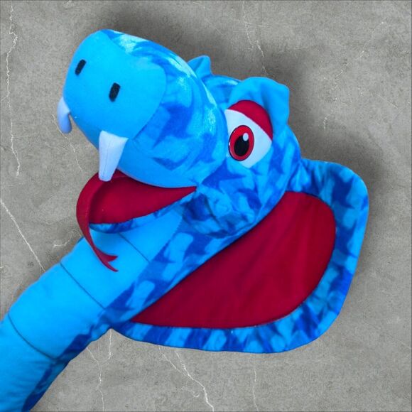 Classic Toy Company Blue 36" Cobra Snake Washed And Dried Ready For Play - Picture 5 of 10